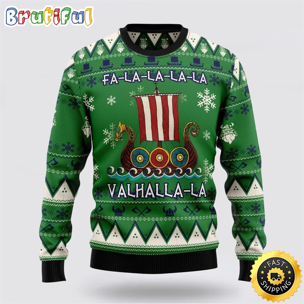 Amazing Viking valhalla La Ugly Christmas Sweater Christmas Gift For That Everyone Will Love