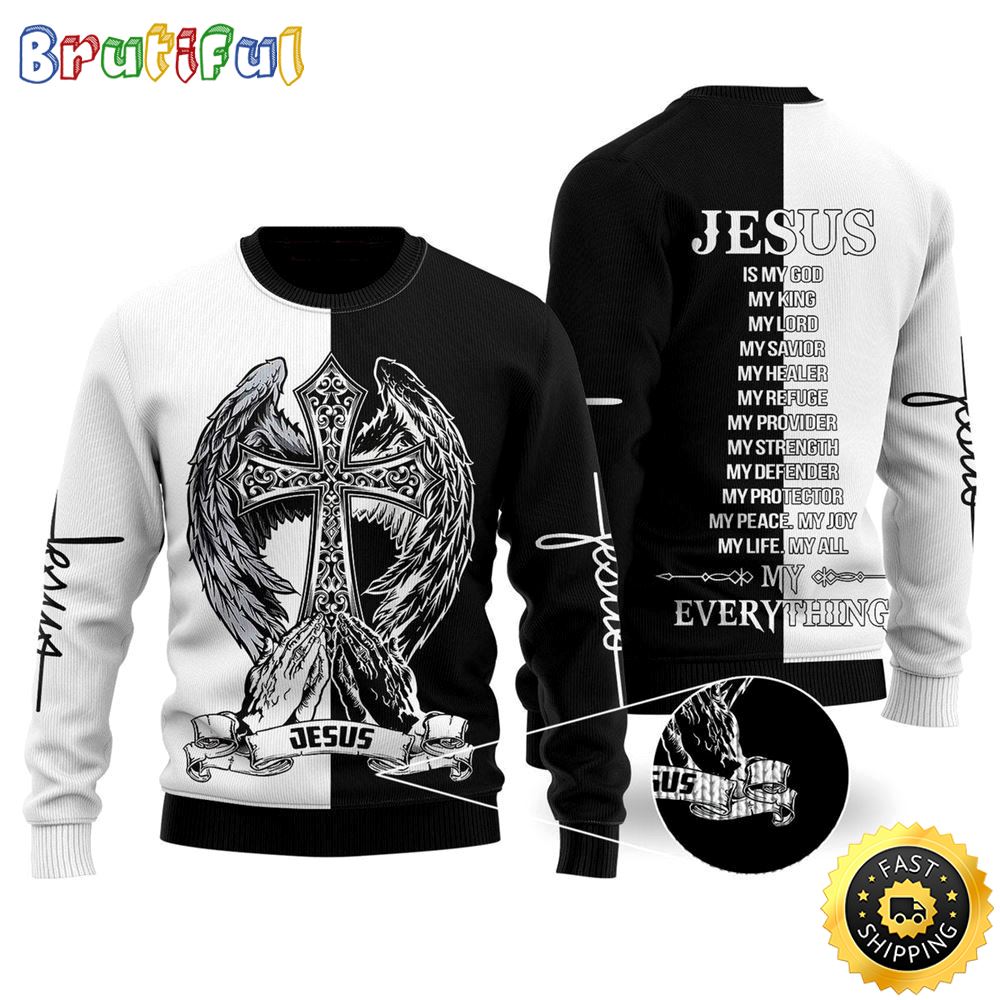 Jesus Easter Ugly Christmas Sweater Gifts For Christian Families