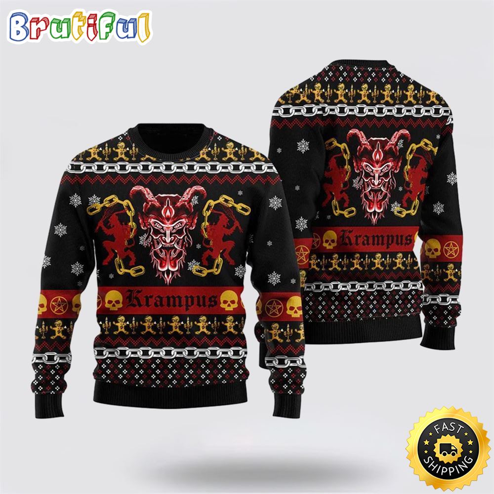 Krampus Horror Ugly Christmas Sweater Christmas Gift For That Everyone Will Love