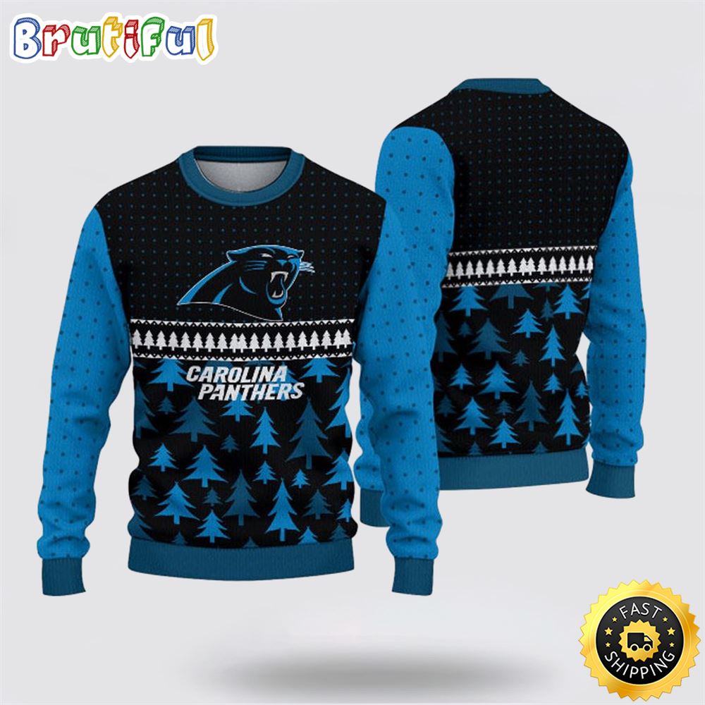 NFL Carolina Panthers Ugly Sweater Christmas Show Team Spirit