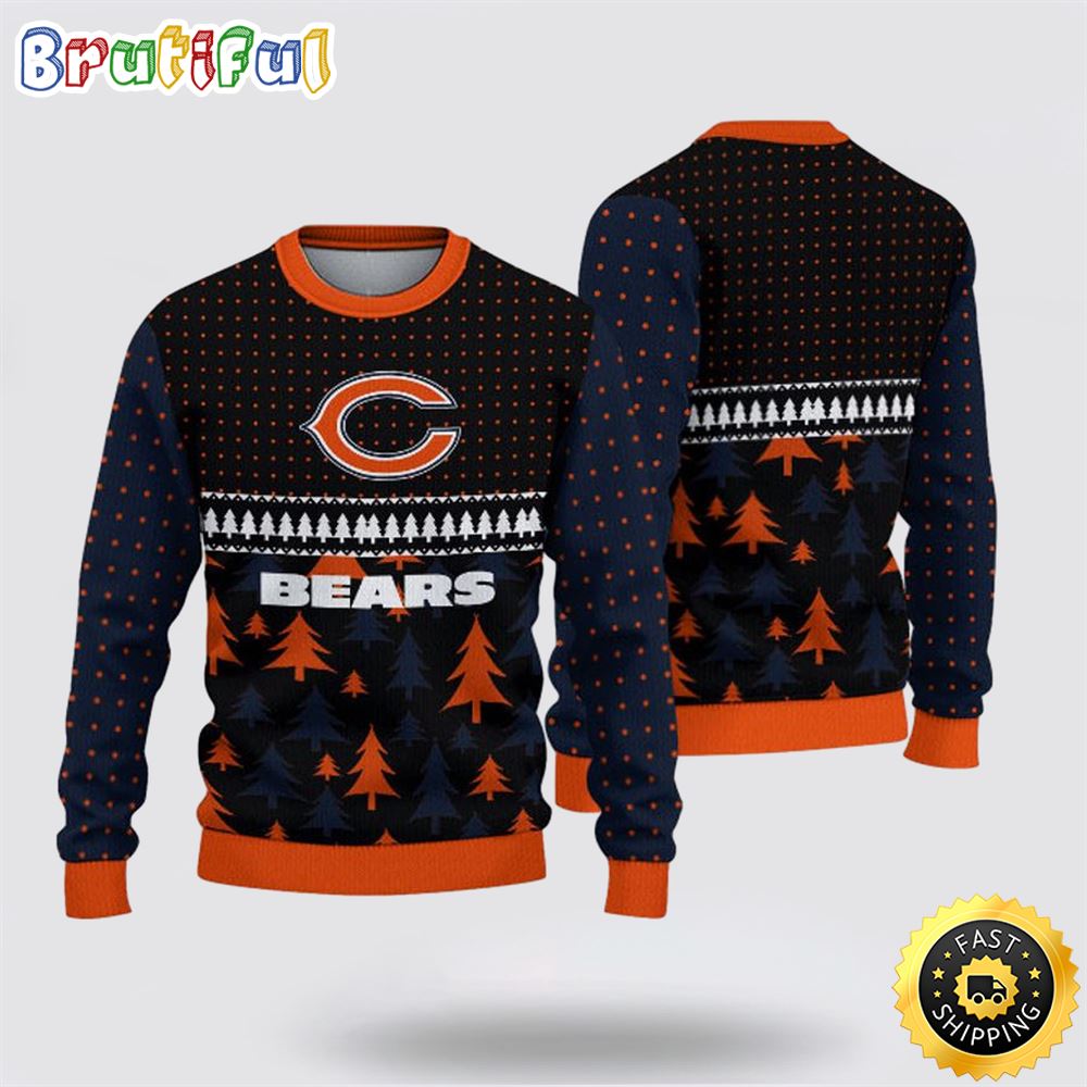 NFL Chicago Bears Ugly Sweater Christmas Show Team Spirit