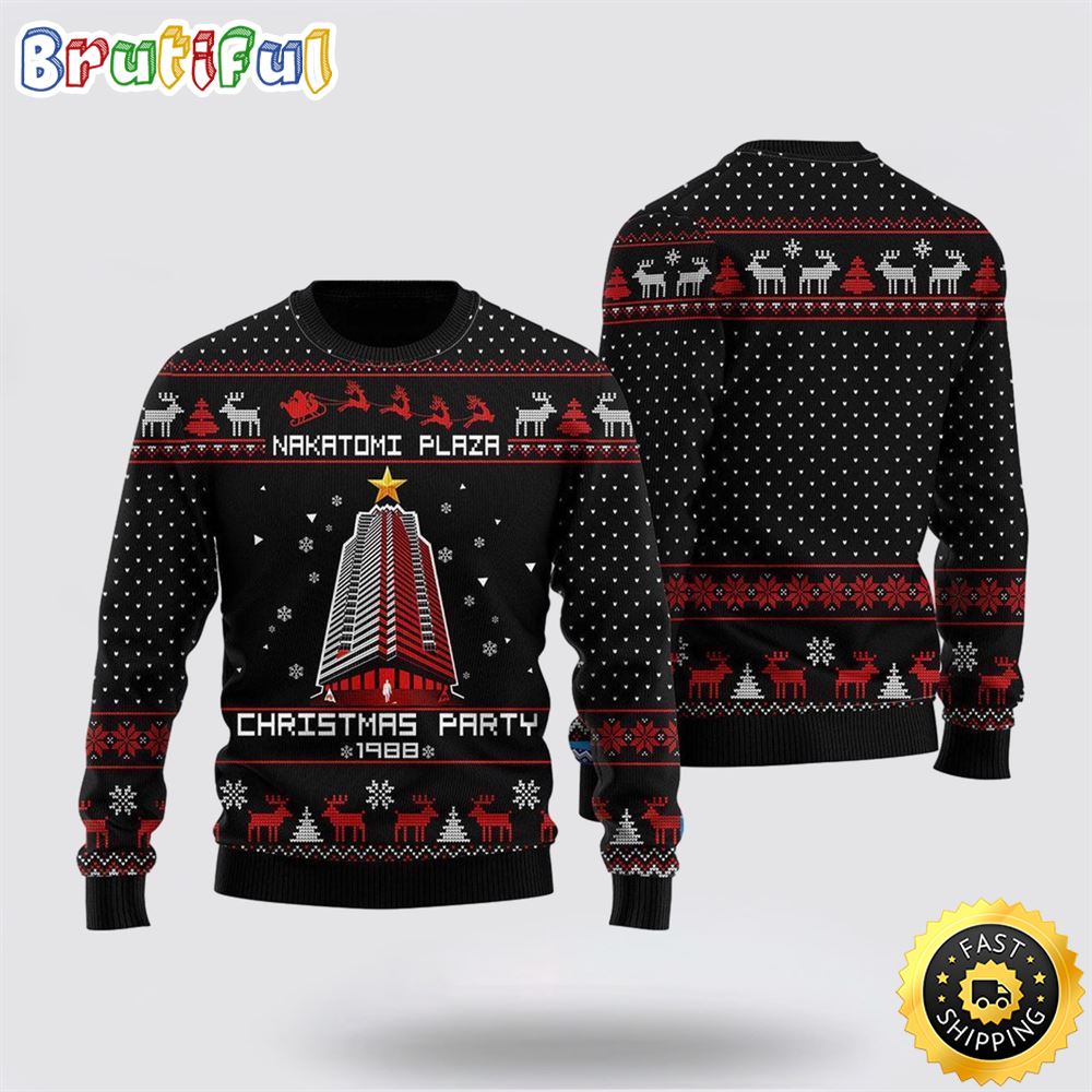 Nakatomi Plaza Christmas Party Ugly Christmas Sweater Christmas Gift For That Everyone Will Love