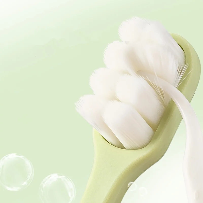 Micro-nano couple's ten thousand hair toothbrush tooth protector super soft superfine adult soft brush suitable for sensitive te