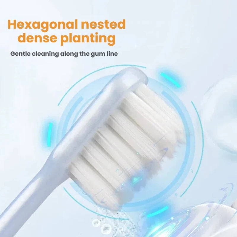 Colgate Soft Bristle Toothbrush Wide Head Ultra Dense Bristles for Gentle Gum Care Uses for Comfortable Daily Brushing Portable