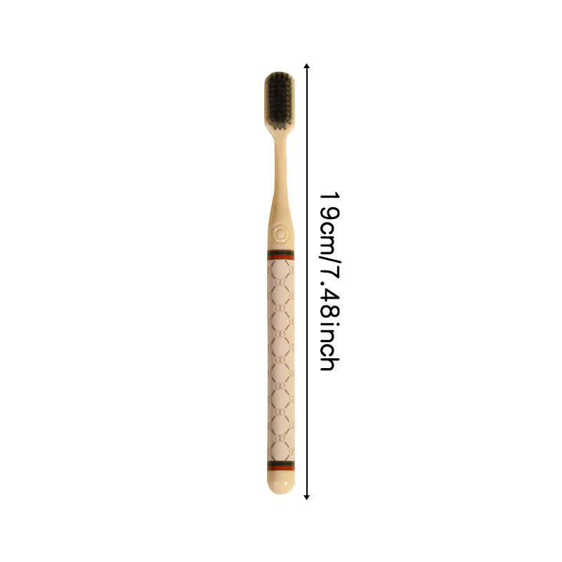 6 High-grade Gift Box Toothbrush Set Soft Hair Deep Clean Teeth Travel Portable Home Oral Care Suitable for Adults Daily Use Of